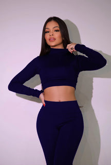 Cropped manga longa Basic