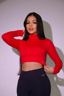 Cropped manga longa Basic